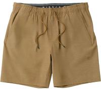 Vissla - Short casual - No See Ums Hybrid Eco 18" Elastic Walkshort Dark Khaki per Uomo in Cotone - Taglia L - Marrone
