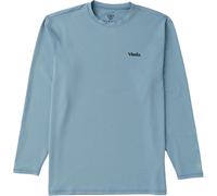 Vissla - T-shirt stretch e leggero - Pro Comp LS Sun Shirt Faded Denim per Uomo - Taglia L - Blu
