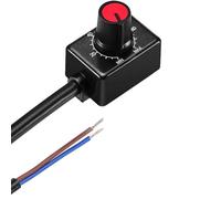 VISSQH 1 Pezzi DC 0/1-10V manopola LED Dimmer,Mini Controller Rotary Switch PWM Dimmer con tappo manopola per Driver LED Dimmerabili Controllo Luce Interna Grow Lamp