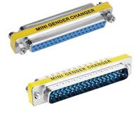 VISSQH 2 x DB37 maschio a Femmina Accoppiatore Connettore,37 pin DB37 seriale adattatore per Gender Changer,trasferimento dati e connessione dispositivi