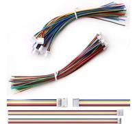 VISSQH 20pcs(10Paia) JST Connettore Mini, JST 1.5 ZH 5 pin Connettore Maschio e Femmina con 150mm 28AWG Cavo,JST Micro Elettrico Spina Presa Connettore