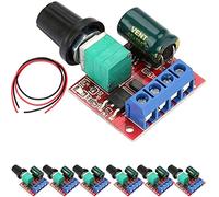 VISSQH Regolatore di velocità del motore, in set da 6 pezzi PWM, da CC 5 V-35 V, 5 A, reversibile, CC 6 V, 12 V, 24 V, 35 V, controllo del numero di giri del motore, regolatore LED Volt