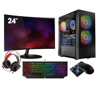 VIST PC Gaming Ryzen 7 5700G - Ram 16GB - RX VEGA8 - SSD 1TB M.2 - WIFI - LCD 24 - W11 Pro