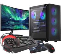 VIST PC Gaming Ryzen 7 5700X - RAM 32GB - RX 9060 XT - SSD 1TB M.2 - WIFI - 27" - W11 Pro