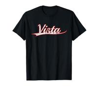 Vista California San Diego Vintage Varsity Distressed Maglietta