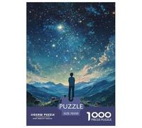 Vista del cielo stellato Universo 1000 Pezzi Adulto Puzzle Jigsaw Per Gioco Familiare Decorazione Interna Unica Regalo Per Amore E Amico Divertimento Gioco Stress Relief 70x50cm/1000pcs