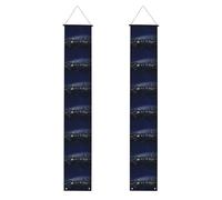 Vista della Terra Stampa Tutti i Tipi Celebrazioni Incontri Banner Portico Riutilizzabile con Corda Bastone Appeso