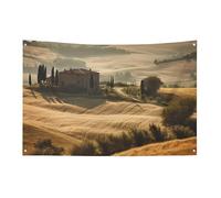 Vista della tipica bandiera Toscana paesaggio 119,4 x 177,8 cm No Fade Bandiera di benvenuto Giardino Cortile Casa Bandiere Decorative Giardino Yard Cartello Interno Esterno Banner Party Home Decor