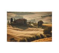 Vista della tipica Toscana Paesaggio Banner Party Decor Sfondo Bandiera Festa di Compleanno Fotografia Sfondo Decorazione Banner e Segni Decorazione Parete Banner Feste Forniture Bomboniere 180 x 119