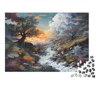 Vista delle cascate Rompicapo 1000 Pezzi In Colori Brillanti, Un Set Di Puzzle A Rompicapo Per Gioco Familiare Divertente E Impegnativo, Ideale Per Per Decorazioni Murali E Reg