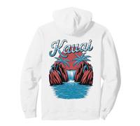 Vista delle Palme al Tramonto di Kauai Felpa con Cappuccio