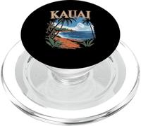 Vista delle palme al tramonto di Kauai PopSockets PopGrip per MagSafe