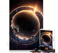 Vista dello spazio sulla Terra V Puzzle da 1000 pezzi per ragazzi Memory Building Gioco al chiuso Taglio fine Babbo Natale Desiderio Scegli 50x75cm
