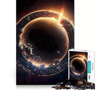Vista dello spazio sulla Terra V Puzzle da 1000 pezzi per ragazzi Memory Building Gioco al chiuso Taglio fine Babbo Natale Desiderio Scegli 50x75cm