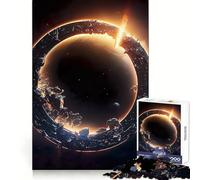 Vista dello spazio sulla Terra V Puzzle per ragazzi 1000 pezzi Gioco di logica chiaro Divertimento rilassante Taglio perfetto Una calda sorpresa 38x26cm