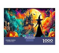 Vista notturna sogno 1000 Pezzi Puzzle in Cartone Premium Per Il Relax Mentale E Cognitivo Casa delle streghe ottimo Per Pause in Ufficio E Come Prodotto Più Venduto 52x38cm/1000pcs