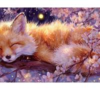 Vista Notturna Volpe, 6000 Pezzi Puzzle Classici, per Adulti YHPGL6-328 | Sfida Impossibile, Divertente Stimolante Puzzle per Gioco Familiare, Decorativo Murale Unica, Regalo per Amanti dei Puzzles
