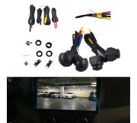 Vista panoramica di contorno della macchina fotografica dell'automobile 360, sistema della macchina fotografica dell'automobile con visione a 360 gradi, tecnologia di AHD per uso notturno e sicurezza