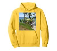 Vista panoramica sull'isola dell'Oceano Felpa con Cappuccio