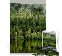 Vista parziale del puzzle del lago Grardmer per adolescenti, 1000 pezzi, gioco mentale, divertimento per il tempo libero, taglio di alta qualità, regalo pensato con cura (38x52cm)