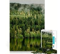 Vista parziale del puzzle del lago Grardmer per adolescenti, 1000 pezzi, gioco mentale, divertimento per il tempo libero, taglio di alta qualità, regalo pensato con cura (38x52cm)