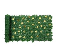 Vista Privacy Ivy - Rotolo di copertura artificiale 1x3m | Schermo Di Recinzione Privacy Eucalyptus | Schermo Di Privacy Ivy Espandibile | 1x3m Recinzione Di Verde Artificiale | Pannello