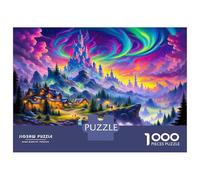 Vista Sogno Puzzles 1000 Pezzi In Città Aurora puzzle A Rompicapo in Cartone, Un Set Di Puzzle A Rompicapo Per Relax E Meditazione, Ideale Per Puzzle Di Decorazione Bellissimo, Attività