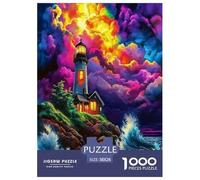 Vista sul mare Jigsaw Puzzle Impossibili 1000Pcs Colori brillanti Decorazione Per La Casa. Rilassamento E Intelligence Per Adulti E Ragazzi Da 14 Anni 38x26cm/1000pcs