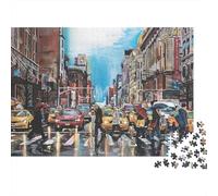 Vista sulla città Puzzles 1000 Pezzi In cartone Resistente, Un Puzzle Per Gioco Educativo Per La Sgonfiatina, Ideale Per Attività Fuzzle Post-scuola, 52x38cm/1000pcs
