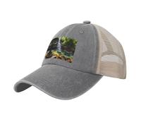 Viste a cascata È un cappello in rete di denim lavato, semplice, non facile da deformare, resistente al sole e antivento, adatto per sport, viaggi e fotografia.