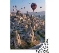 Viste panoramiche della Cappadocia, Turchia|| Puzzle Divertenti Per Tutta La Famiglia 70x50cm/1000pcs Adulti