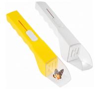 Vistnale Cacciatore di Insetti|.Catcher Insetti|Confezione da 2 Pezzi, Ragno Portatile e Strumento di Rilascio con Finestra Trasparente per Bambini e Adulti, Bianco, Giallo