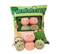 Vistnale Cuscini Carini, Simpatico Cuscino per Snack farcito Mini Dinosauri Bambole budino Giocattoli di Peluche Morbido Cuscino per Divano per la Decorazione Domestica Style2