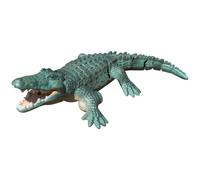 Vistnale Giocattoli d'Acqua telecomandati, Coccodrillo telecomandato Realistici Giocattoli d'Acqua mobili 2, 4 GHz Impermeabile USB Ricaricabile Testa di Alligatore da 98 Piedi