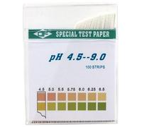 Vistnale Kit per l'analisi del Suolo, 100 Kit per l'analisi del Suolo della Gamma 4, 5-9, Carta per Tester Facile da Usare, Acqua e Test per Prati, Giardino, Cortile, casa | Etichette per Piante