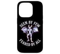 Visto da pochi temuti da tutti divertente Mothman Cryptid Graphic Custodia per iPhone 14 Pro