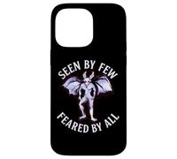 Visto da pochi temuti da tutti divertente Mothman Cryptid Graphic Custodia per iPhone 14 Pro Max