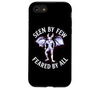 Visto da pochi temuti da tutti divertente Mothman Cryptid Graphic Custodia per iPhone SE (2020) / 7/8