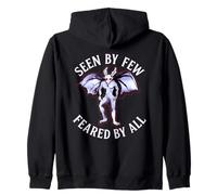 Visto da pochi temuti da Tutti Divertente Mothman Cryptid Graphic Felpa con Cappuccio