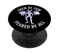 Visto da pochi temuti da tutti divertente Mothman Cryptid Graphic PopSockets PopGrip Adesivo