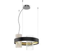Vistosi Armonia Lampada a Sospensione - Promo Ottone satinato Ambra 50