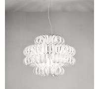 VISTOSI ECOS SP Lampada a sospensione Cromo Cristallo trasparente D.60