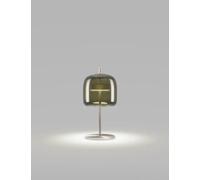 Vistosi Jube LT S Lampada da Tavolo Acciaio satinato Verde antico LED 3000 K