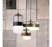 Vistosi Lampada a sospensione Futura in bronzo, 40 cm Vistosi