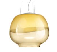Vistosi Lampada sospensione di design Mirage SP, ambra Vistosi