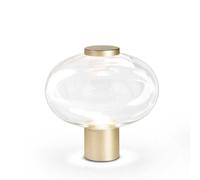 VISTOSI RIFLESSO LT 1 Lampada da tavolo Oro satinato 3 Cristallo trasparente LED 3000 K DIM 4