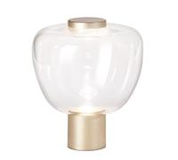 VISTOSI RIFLESSO LT 3 Lampada da tavolo Oro satinato 3 Cristallo trasparente LED 3000 K