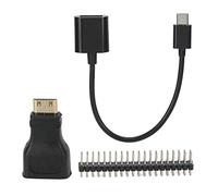 Vistreck Adattatore da Mini HD a HD e Kit di Espansione da Micro USB a USB Femmina 3 in 1 per Ras Erry Pi