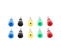 Vistreck Adattatore per Presa Jack Femmina a Banana da 10 Pezzi da 2 Mm - Mini Binding Post per Elettronica