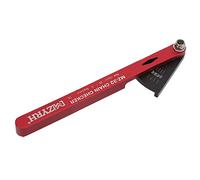 Vistreck Bike Chain Checker Tool per Rilevamento Rapido di Usura e (Red) | Il design in alluminio, comodo per tutti i cicli, controlla facilmente l\'usura e la lunghezza della catena.